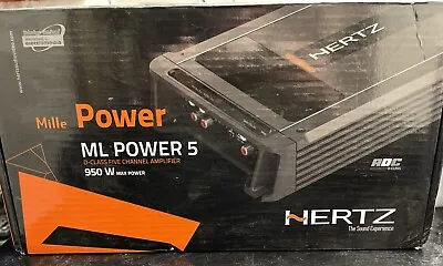 Hertz Mille Ml Power 5 Channel Component Speakers Tweeters Subwoofer Amplifier • $644.99
