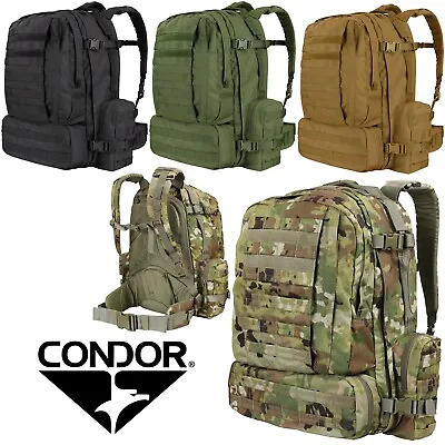 Condor 125 3-Day Assault Pack 50L Large Hunting Hiking Vented Belt Backpack • $100.95