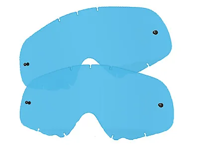 2x Oakley Crowbar Tear OFF LENS ANTI FOG SCRATCH Blue Moto X Enduro MTB • $17.73