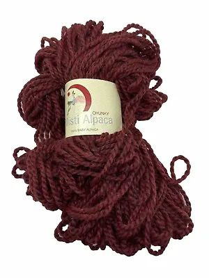 Misti Chunky Alpaca Yarn 100g  Color #620 100% Baby Alpaca • $14