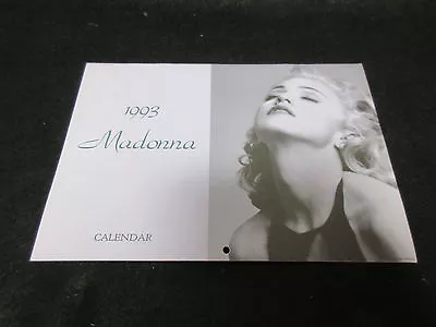 Madonna 1993 Japan Promo Calendar From Warner Music Japan Erotica Era • $99.99