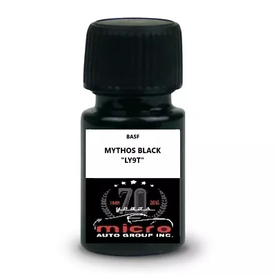 Touch Up Paint Kit With Brush 2 Oz For Mythos Black LY9T SHIPS TODAY • $14.99