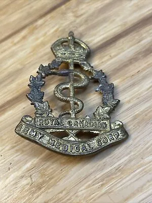 Vintage Royal Canadian Army Medical Corps Badge Cap KG JD • $8
