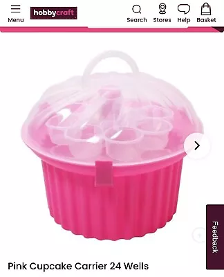 Hobby Craft Cupcake Carrier 24 Wells • £9.50