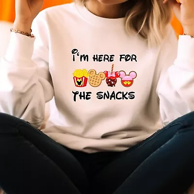 I'm Here For The Snacks Family Trip 2024 Hoodie Family Matching Crewneck • $19.99