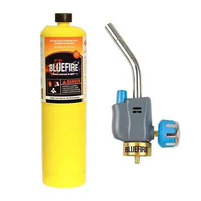 BLUEFIRE Trigger Start Gas Welding Propane Torch Kit /w MAPP MAP Brazing Solder • $45.99