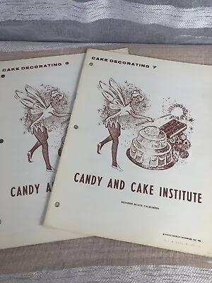 Vintage Candy & Cake Institute 1962 Cake Decorating Fancy Cakes & Holiday Cakes • $19.99