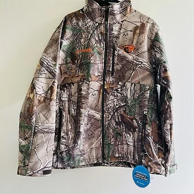 Oregon State Beavers Softshell Jacket XL Columbia PHG Full Zip Camo Realtree OSU • $55.97