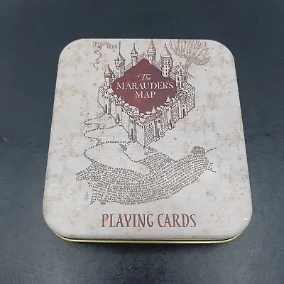 Harry Potter The Marauders Map Playing Cards Sealed In Tin By PALADONE Card Game • £4.99