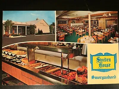 Vintage Postcard 1961-1994 Sweden House Smorgasbord Fort Lauderdale Florida • $9