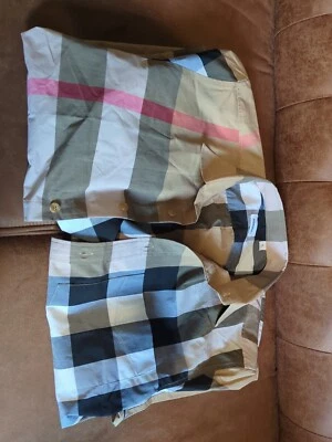 £31 • Buy Burberry Checked Shirt Large