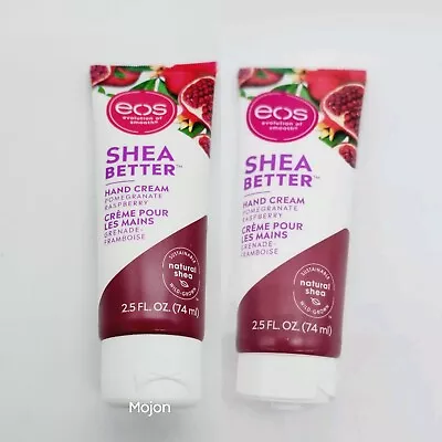 2x Eos Shea Better Hand Cream Pomegranate Raspberry 2.5 Oz Cracked Top Sealed • $11.99