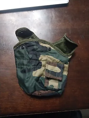 Woodland Camo 1qt Canteen Cover Pouch MOLLE Made In China • $5.99