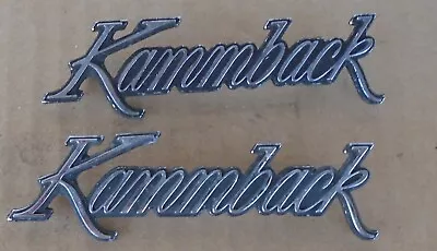 Pair Of Vega Kammback Rear Quarter Panel Emblems Nameplates Badges 9885757 • $44.95