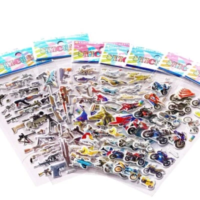 $2.19 • Buy Party Loot Bag Fillers Marvel DC Transformers Boy Girl Reusable Sticker Sheets