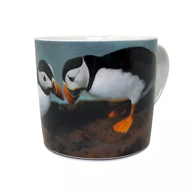 Puffins Beak Bashing China Mug By Julian Friers Bone China Coffee Tea • £12.99