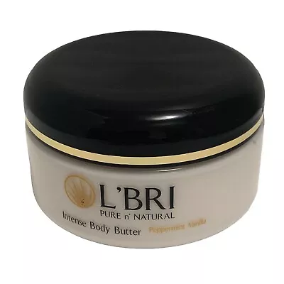 L'BRI Pure N' Natural Intense Body Butter Peppermint Vanilla 8oz SEALED • $23.99