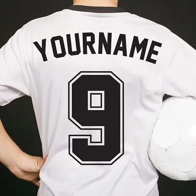 £5 • Buy Sport Numbers  Iron-On Football T-Shirt Transfer Vinyl Player Name All Colours