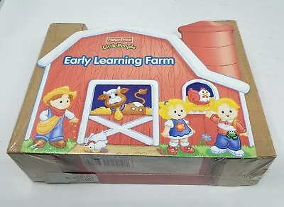Fisher Price Little People Early Learning Farm 8 Mini Board Books Cardboard Barn • $51.27