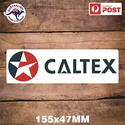 Caltex Sticker Decal For Mancave Toolbox Beer Fridge Etc • $5.99