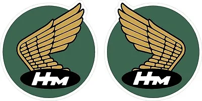 #5415 (2) 3  Honda Motors HRC HM Vintage Repro Sticker Decal LAMINATED Helmet • $4.39