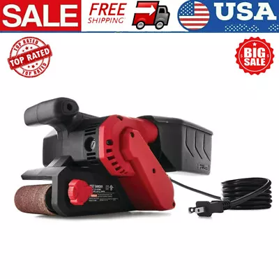 6-A Belt Sander Corded Handheld Powerful 2 Way Dust Collection Workshop Sanding • $33.14