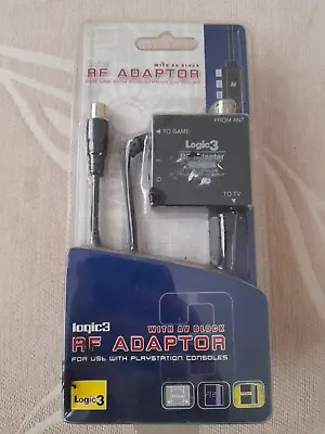 Logic 3 RF Adaptor For Sony Playstation Consoles PS2 PS1 NEW IN PACKET • £10