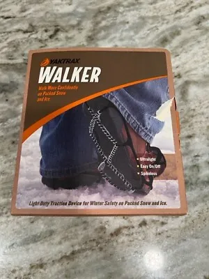 Yaktrax WALKER Light Duty Traction For Winter Safety NEW Size M Men's Size 9-11 • $12