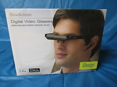 Brookstone Digital Video Glasses. Read Description. FAST FREE SHIPPING. • $49.99