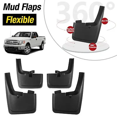 Fit 2011-2019 Ford F-150 Raptor Mud Flaps Mud Guards 4 Pack Splash Guards • $13.92