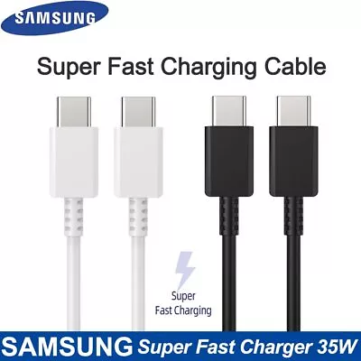 Type C To Type-C Cable Fast Charger Long USB C Leads For Samsung Galaxy Phones • £3.45
