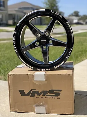 ONE VMS V-Star 17x10 Offset 54 (54ET) 5x114.3 Drag Wheel For 05 To 20 Mustang • $309.95