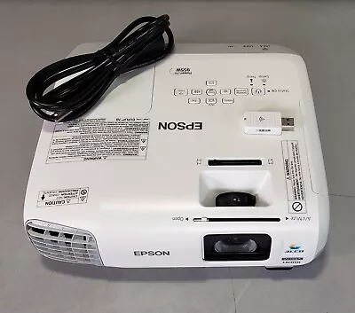 Epson PowerLite 955W H582A WXGA 3LCD Projector HDMI 3000 Lumens**Read** • $130