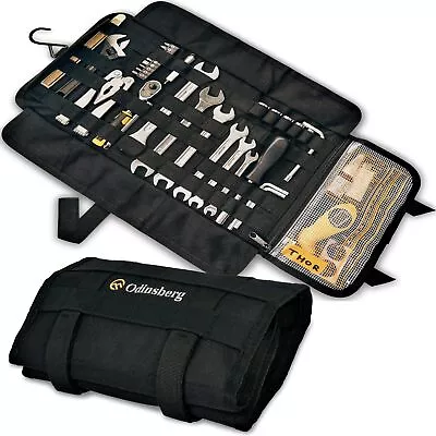 Motorcycle Tool Roll Bag Tools NOT Included - Small Tool Bag Wrench Roll Up T... • $43.88