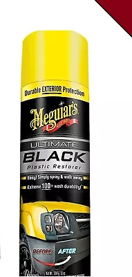 Meguiars Car Black Plastic Restorer Fluid 12 Oz Ultimate Trim Protect Restore US • $16