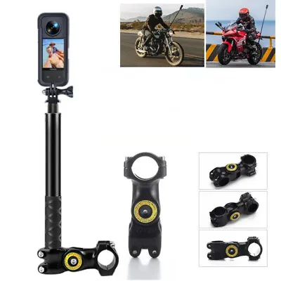 For Insta360 One X2 X3 Bicycle Motorcycle Mount Invisible Selfie Stick For Gopro • $31.46