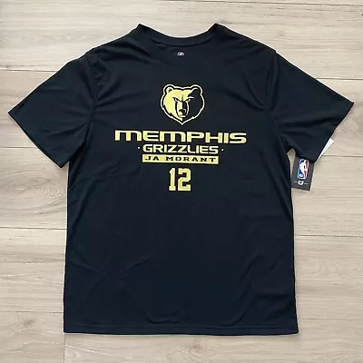 Ja Morant Memphis Grizzlies NBA T-Shirt Men’s Size Large Black New With Tags • $23