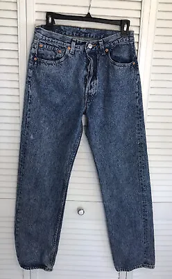 Levi's Vintage 501 Acid Washed Jeans Mens 32 X 32 Button Fly Pants 80/90s USA XX • $49.99