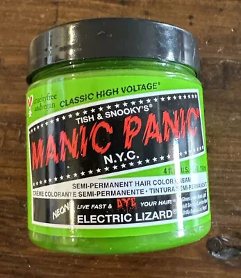 MANIC PANIC Electric Lizard Green Hair Dye – Classic High Voltage - Semi Perm... • $15.95