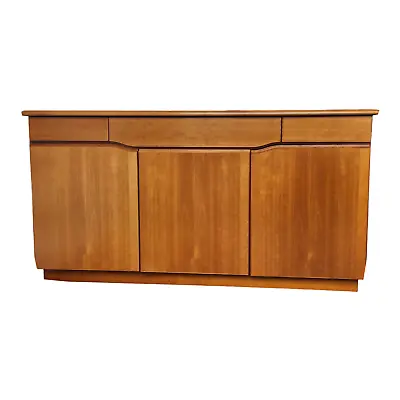 Vintage Skovby Cherrywood (Kirsebaer) Danish Sideboard 3 Drawer 3 Door Cabinet • £125