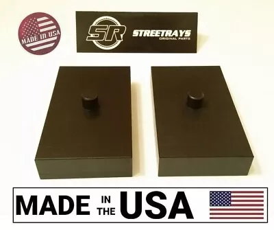 StreetRays 99-22 Ford F250 1  Rear Lift Blocks SuperDuty Kit 2WD & 4WD (BLACK) • $37.34