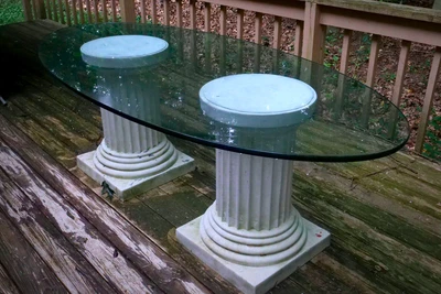 $150 • Buy Greek Column FiberGlass Pedestals 28.5 H, 17.5 D (Pair)