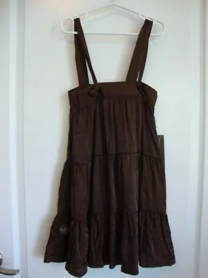 MATILDA JANE Westside Brown Yama & Coco Dress Girl Size 4 NWT - Fall • $39.99