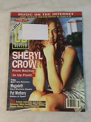 CD Review Music Magazine March 1995 Sheryl Crow Megadeth Pat Metheny Ice Cube • $18.79