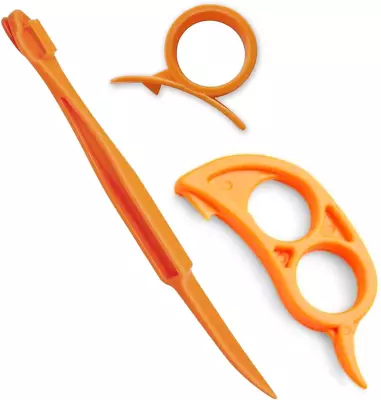 Orange Peeler Tools Citrus Peel Cutter Plastic Easy Fruit Vegetable Slicer Cutte • $6.42