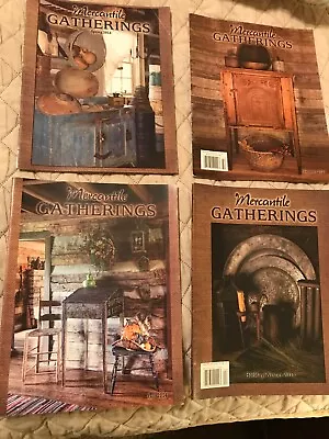 MERCANTILE GATHERINGS MAGAZINES 2014   - Lot Of 4  -  Spring Summer Fall Winter • $39.95