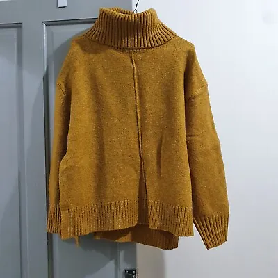 H&M Mustard Polo Neck Jumper • £15