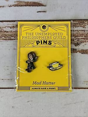 Mad Hatter Pin Set The Unemployed Philosophers Guild • $11.99