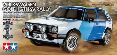 Tamiya RC 58714 1:10 VW Golf Mk2 GTI 16V Rally MF-01X RC Model Car Kit 4WD • £194.99
