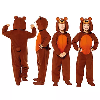 Childs Bear Fancy Dress Animal Costume Zoo World Book Day Girls Boys Kids • £19.99